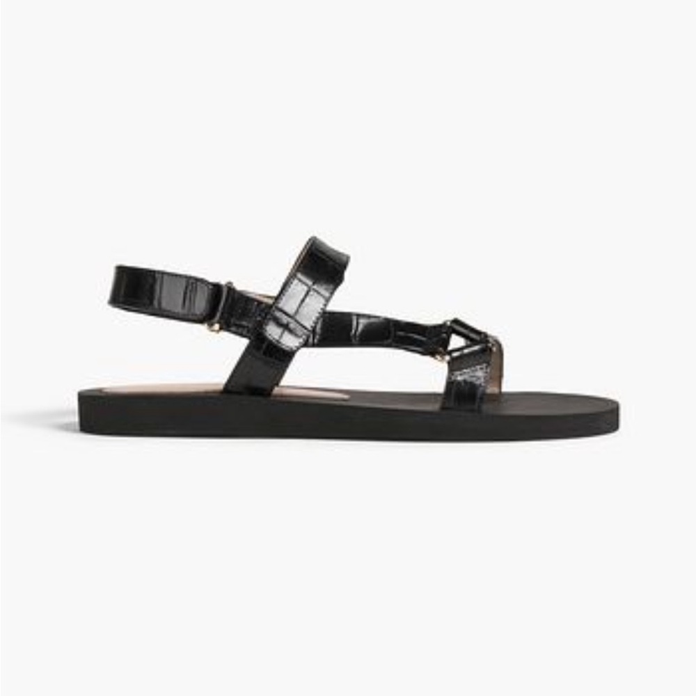STUART WEITZMAN
Vail croc-effect leather sandals